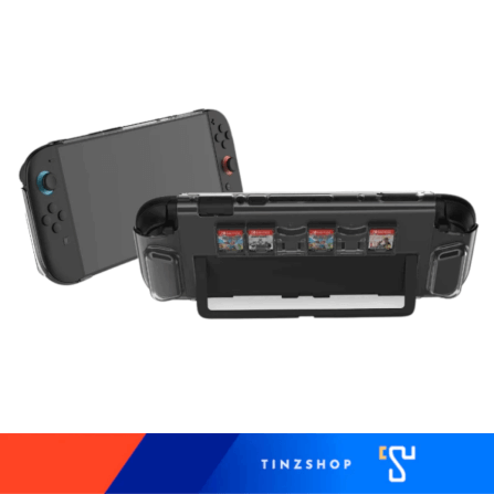 เคสใสกันรอย NINTENDO SWITCH 2 DOBE TNS-3155 พร้อมช่องเก็บตลับเกม 6 ช่อง_5